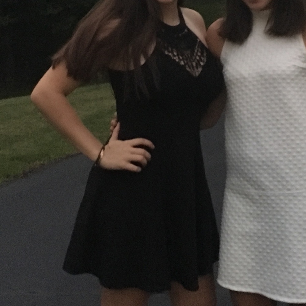 Material Girl Black Mini Dress